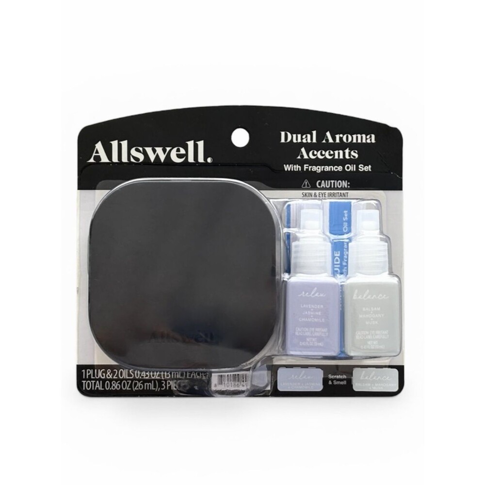 Plug In Allswell Dual Fragrance Bundle with 2 Oils Lavendar Relax & Balance OW